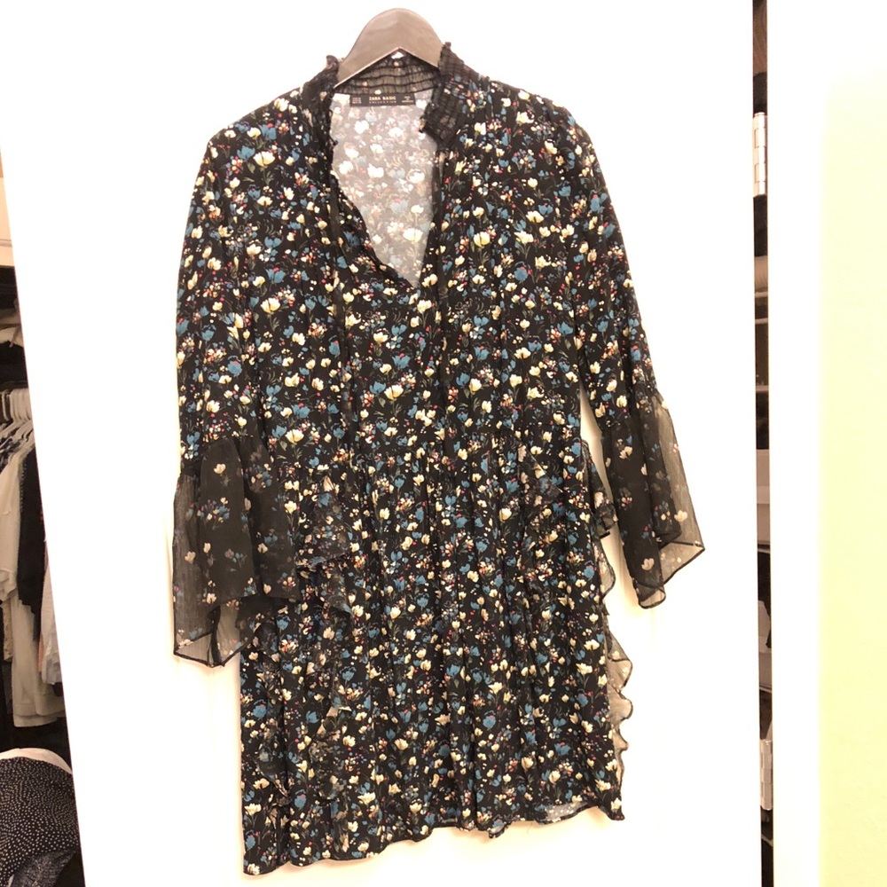 Zara Medium Floral Dress Medium